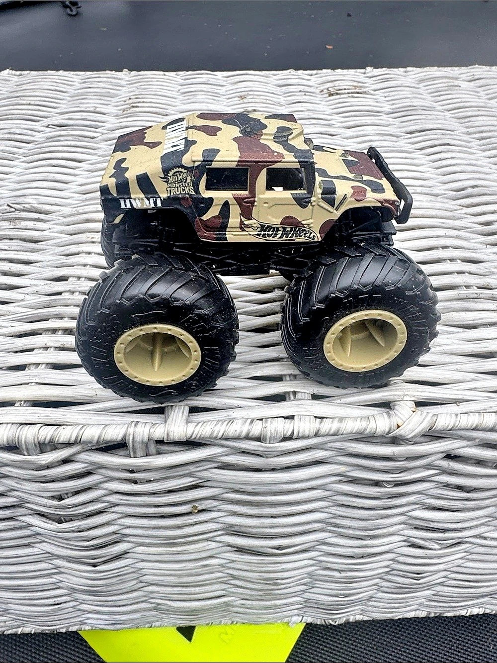 Hot Wheels Monster Trucks Humvee Camouflage Toy